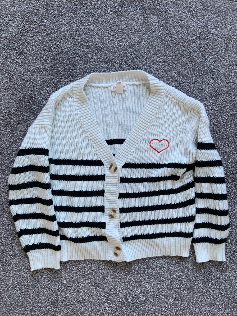 Girls Cat & Jack Cardigan Sweater